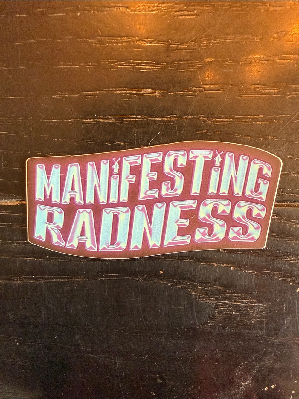 Dutch Bros Pink Manifesting Radness Sticker
